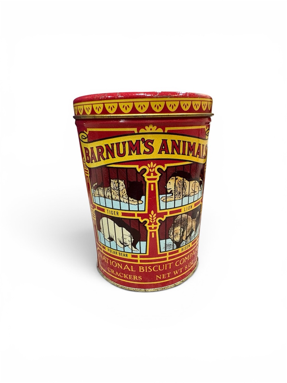 Barnum’s Animal Cracker Tin Vintage